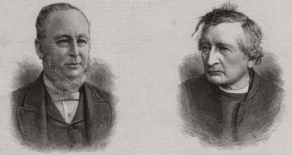 TF Brady Inspector of Irish Fisheries. Rev R Knox, Lord Primate of Ireland 1886